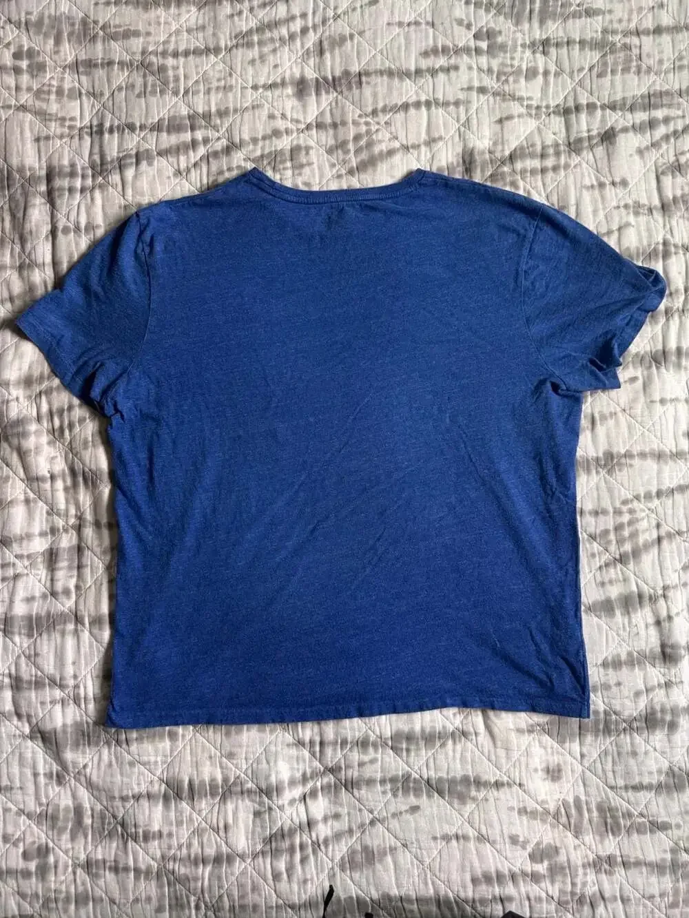 Polo Ralph Lauren Men's Crewneck Short Sleeve Heather Blue T-Shirt Men’s L